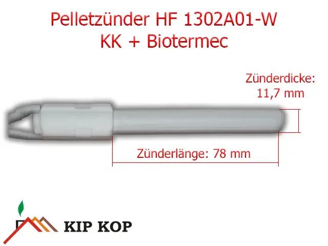 KK HF 1302A01-W KERAMIK-ZÜNDSPULE FÜR PELLETÖFEN