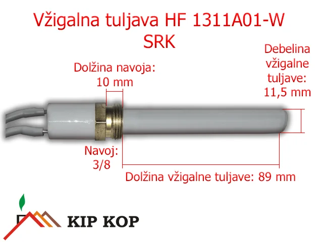 SRK HF 1311A01-W KERAMIK-ZÜNDSPULE FÜR PELLETÖFEN