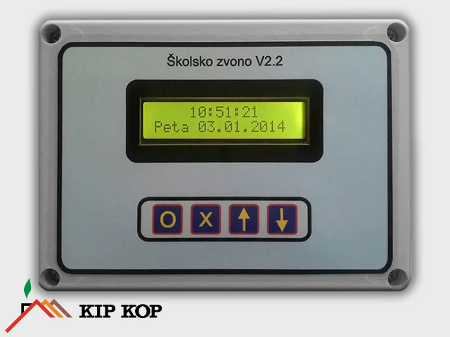ŠKOLSKO ZVONO PROGRAMIBILNO