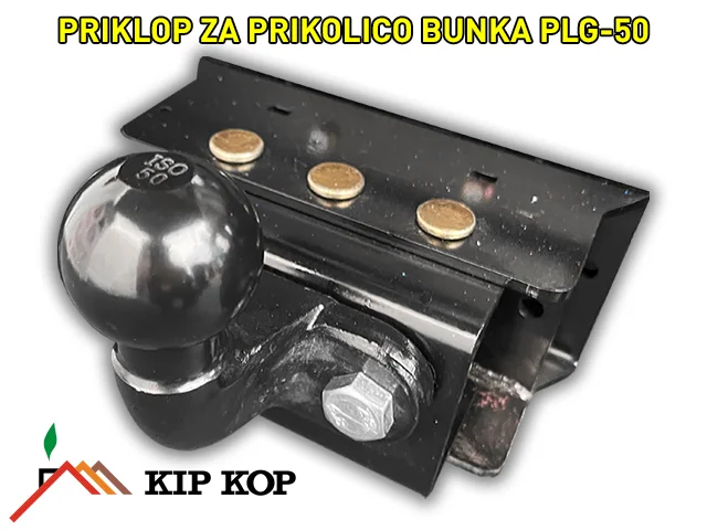 PRIKLOP ZA PRIKOLICO BUNKA PLG-50 - PREDNAROČILO