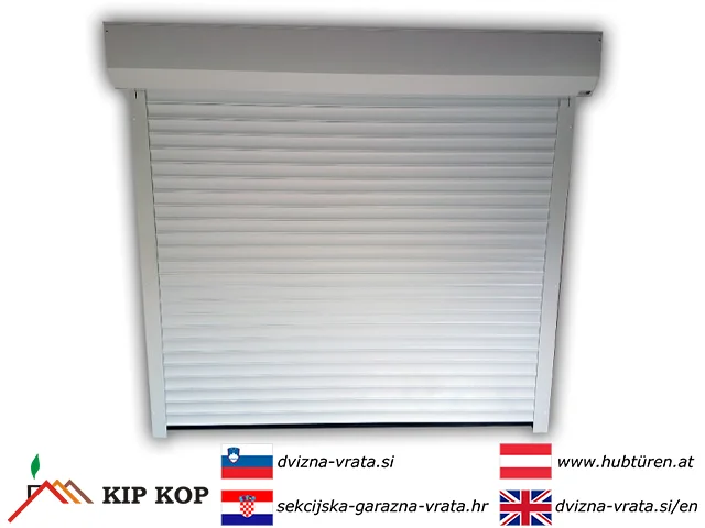 PODIZNA ROLO GARAŽNA VRATA 248 X 230, BOJA BIJELA RAL 9010