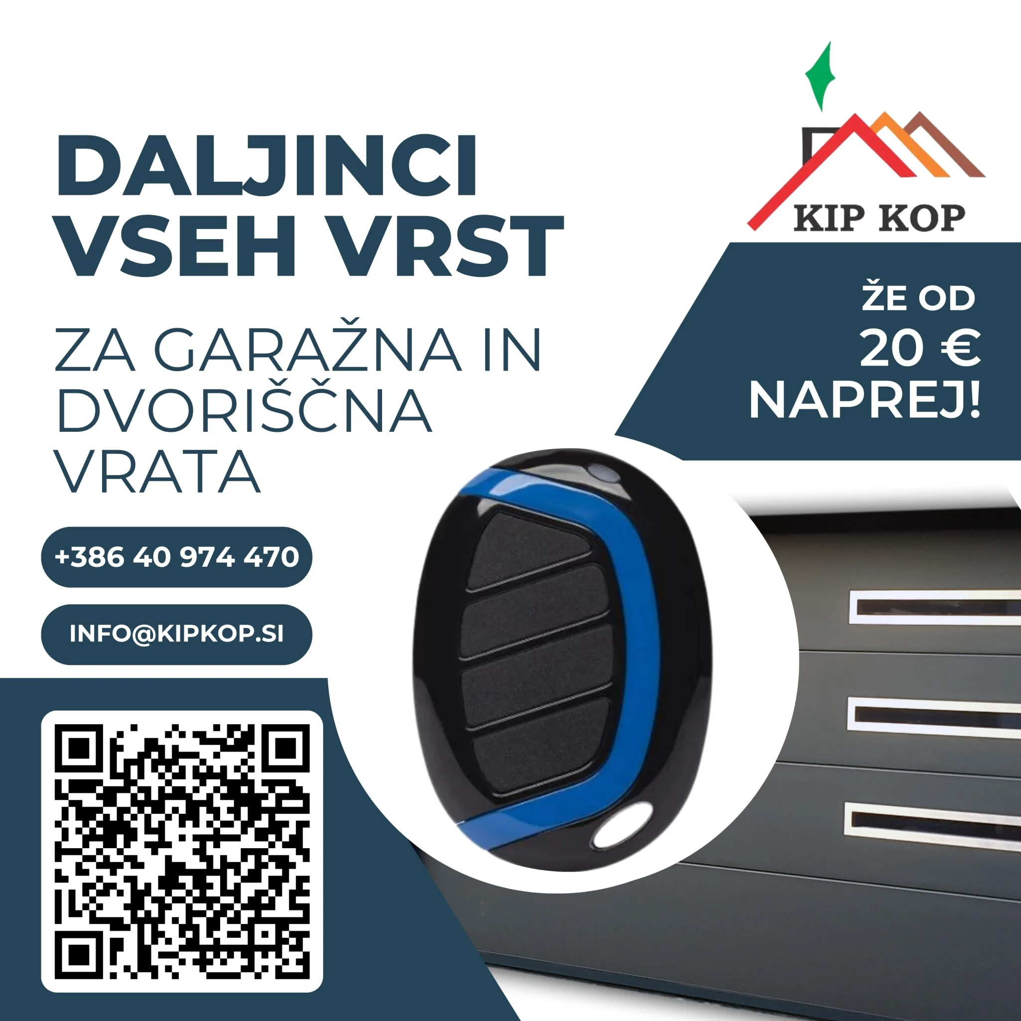 programiranje daljinca za garažna vrata